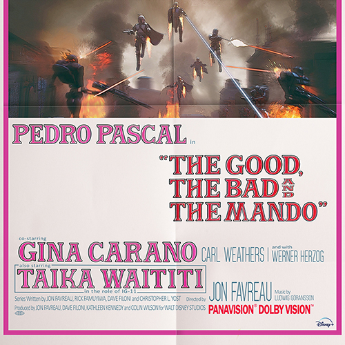 Poster for the show 'The Mandalorian'